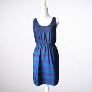 LOFT Striped Tank Dress - Small